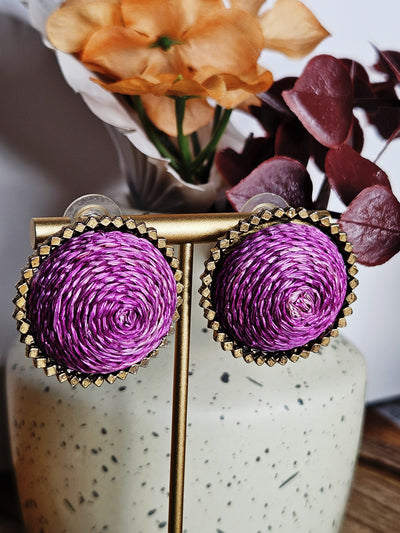 Color Purple Earrings